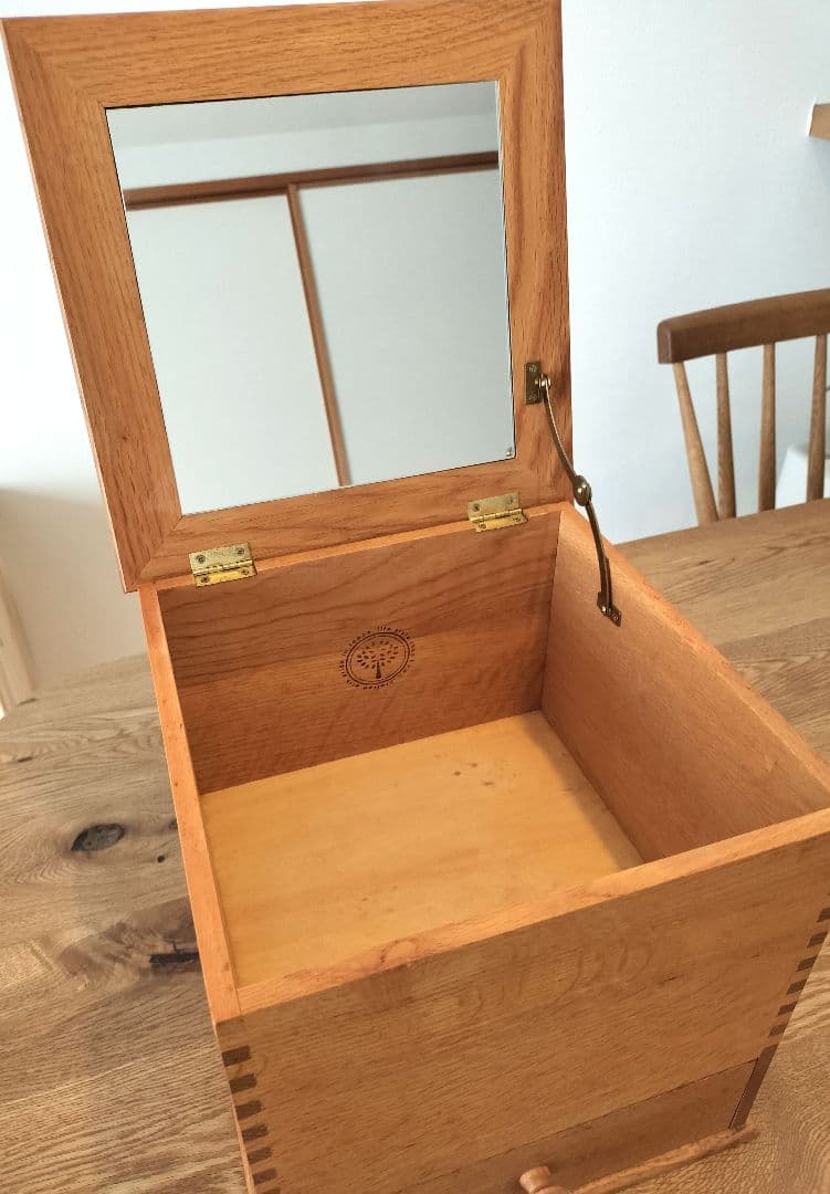 倉敷意匠　キナル別注　ならの化粧ボックス　メイクボックス　日本製