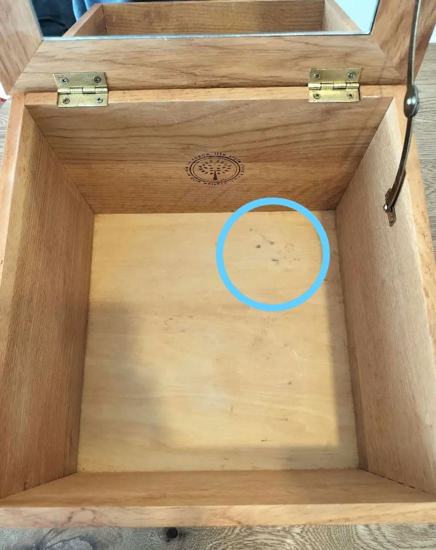 倉敷意匠　キナル別注　ならの化粧ボックス　メイクボックス　日本製