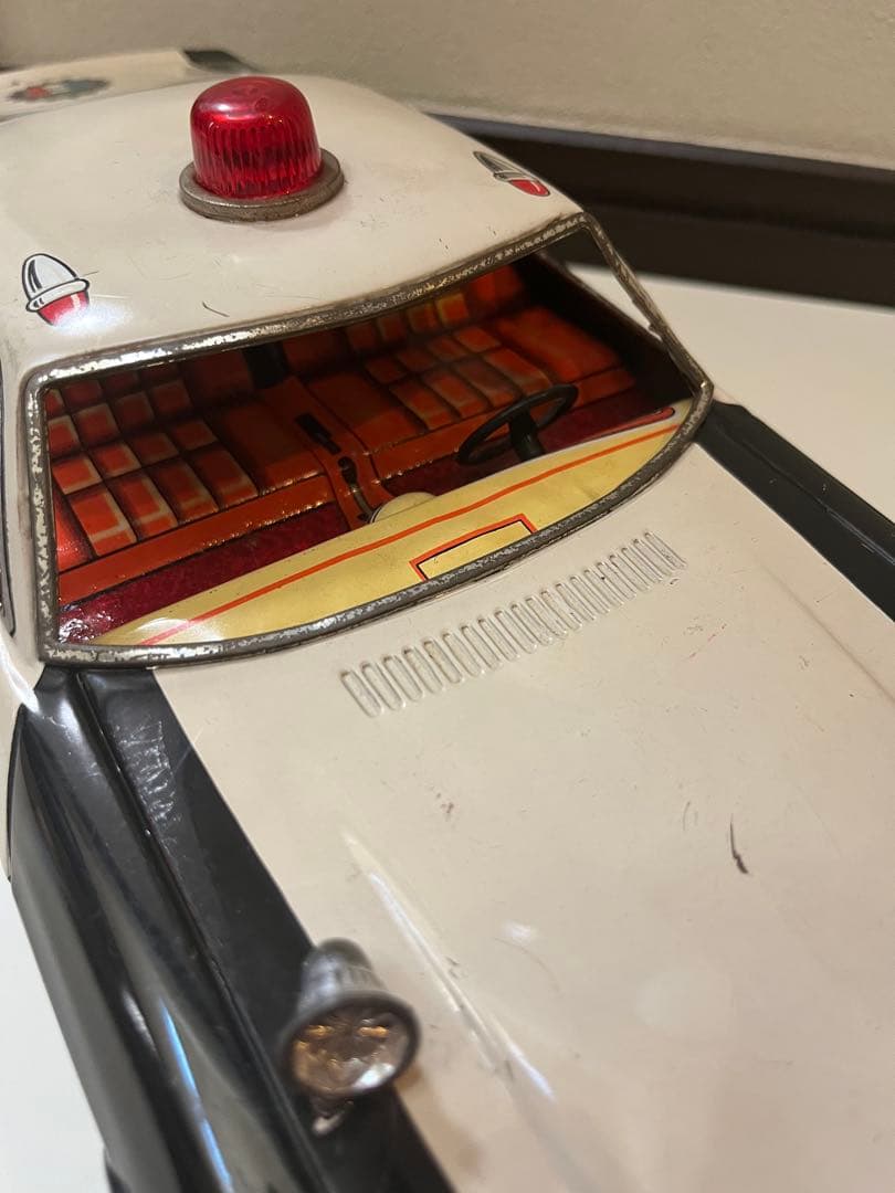 【当時物】野村トーイ ブリキ製 パトカー ハイウェイパトロール カマロ 希少