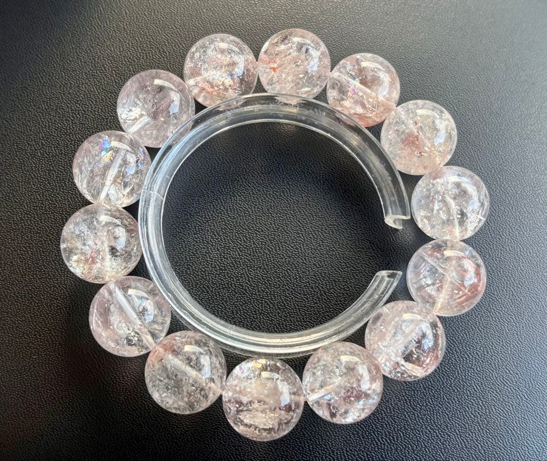 LRM　夢幻品質　光纏いし女神の聖石　幻のレインボーヒマラヤローズクォーツ