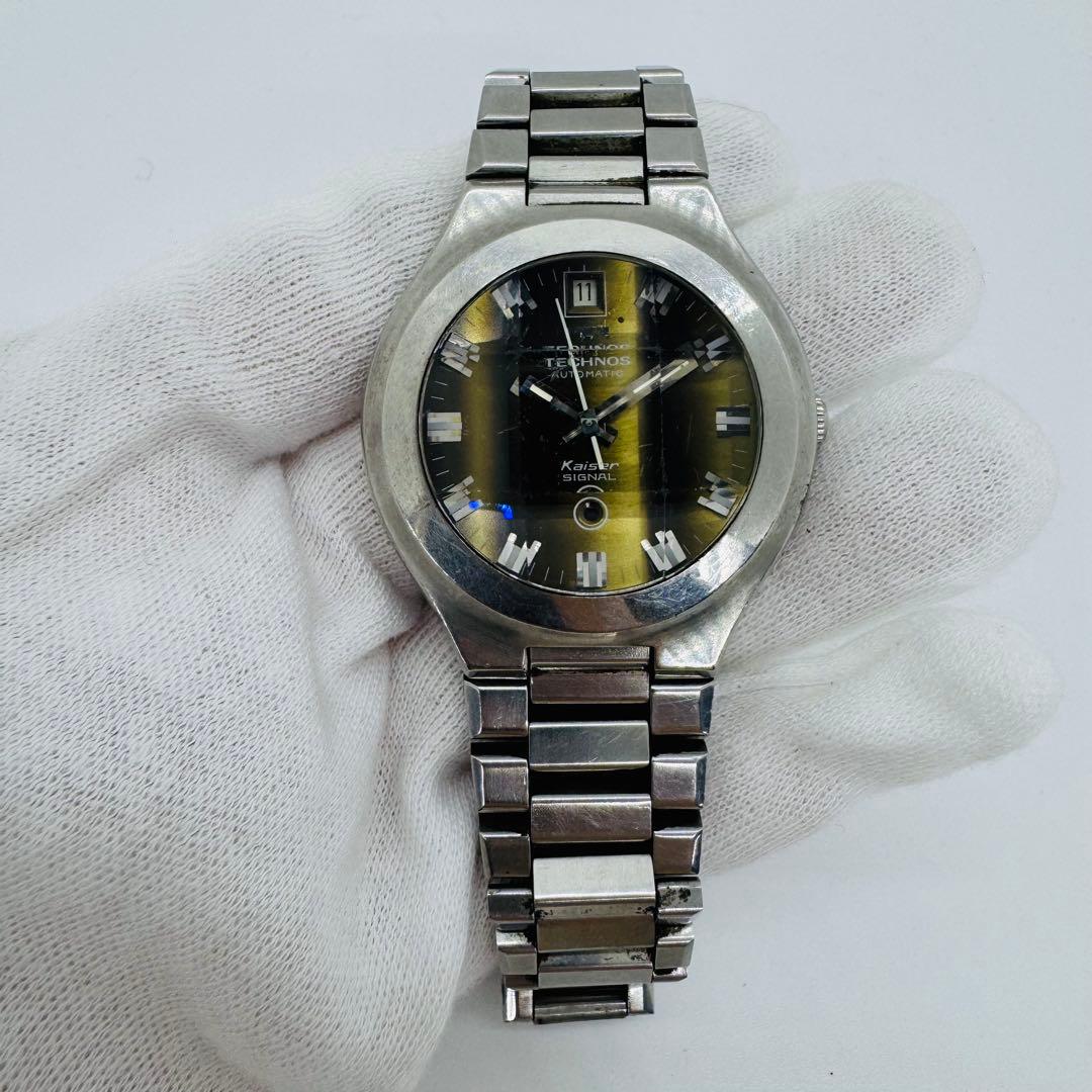 ✨TECHNOS✨テクノス✨テクノスカイザー✨シグナル✨オートマティック✨腕時計