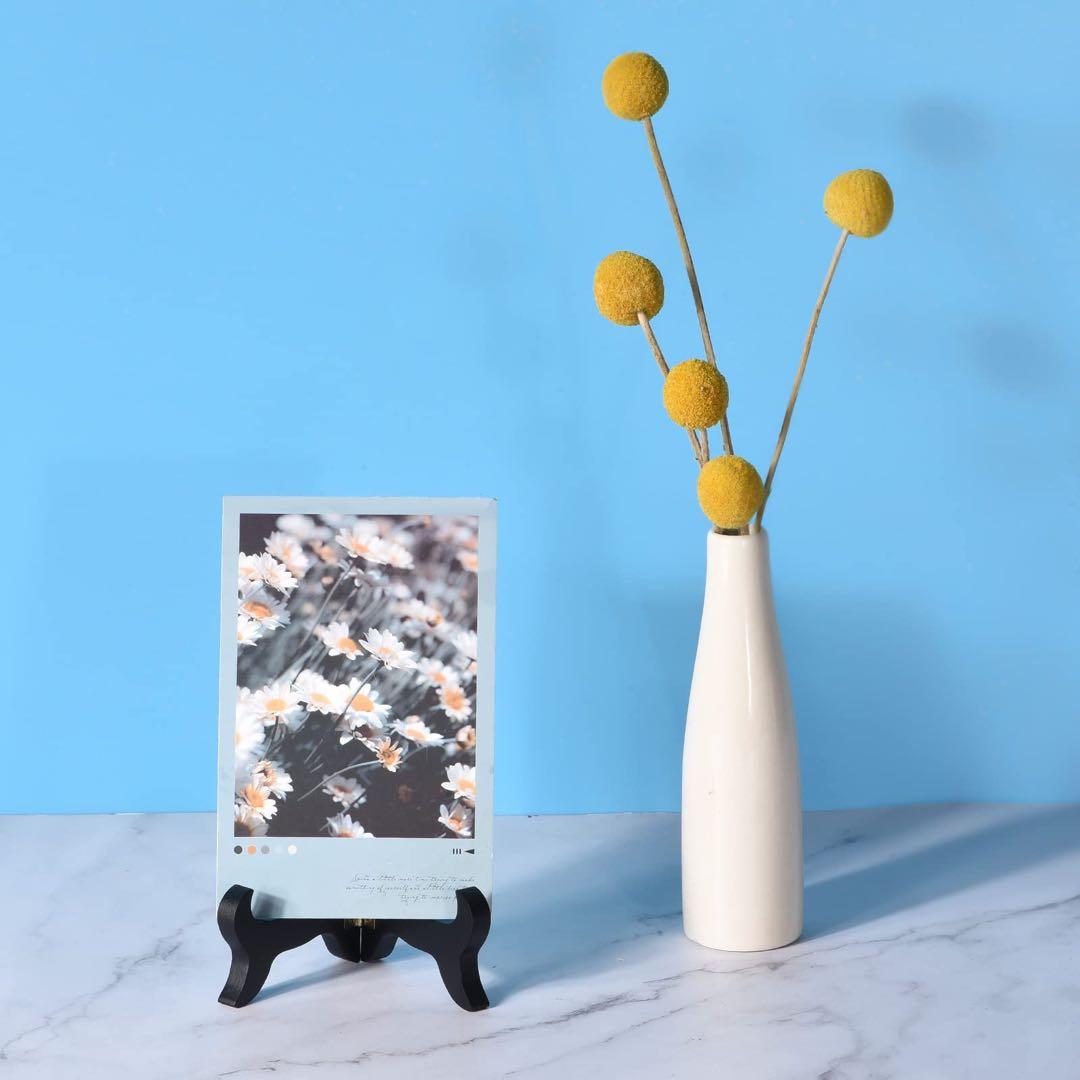 折り畳み式ディスプレイフレーム ホワイト フォトフレーム装飾用