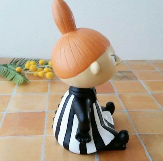新品 ムーミン リトルミイ ゆらゆらドール 首振り人形 ストライプ 北欧