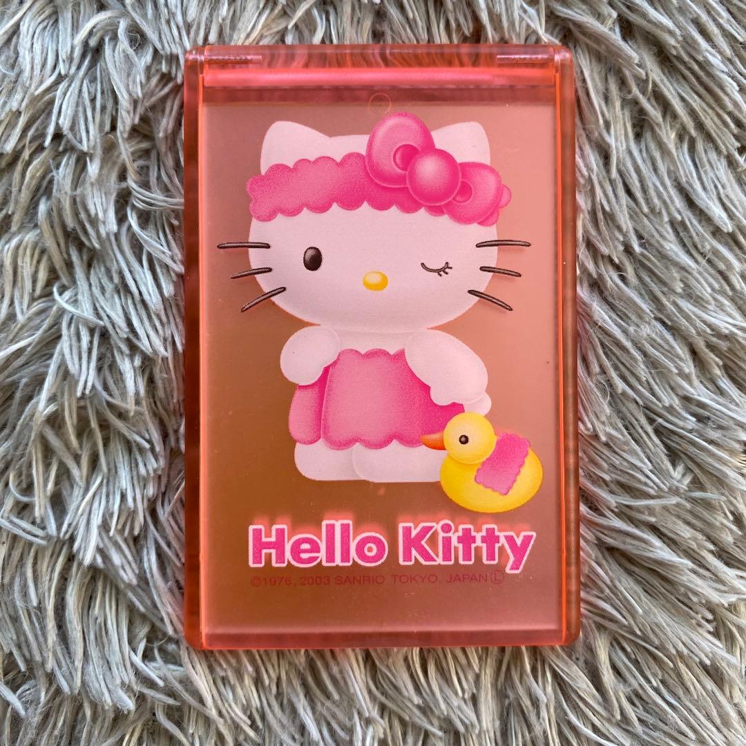 ☆平成レトロ 2003年製 サンリオ ハローキティ 手鏡 コンパクトミラー