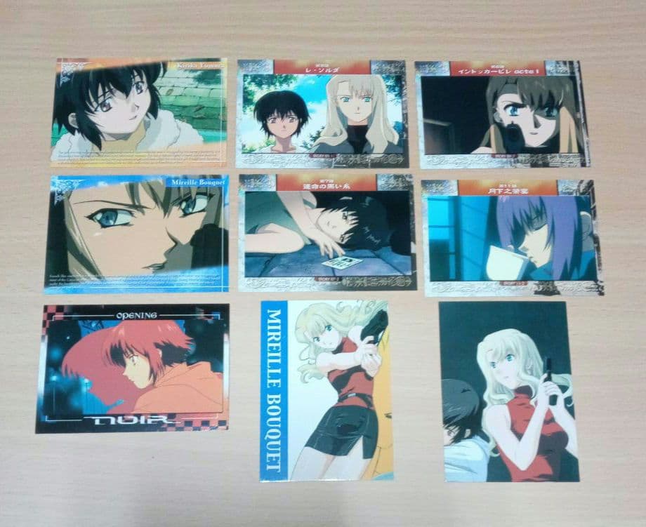 アニメ NOIR ノワール トレカ9種 まとめ売り 夕叢霧香 ミレイユ クロエ