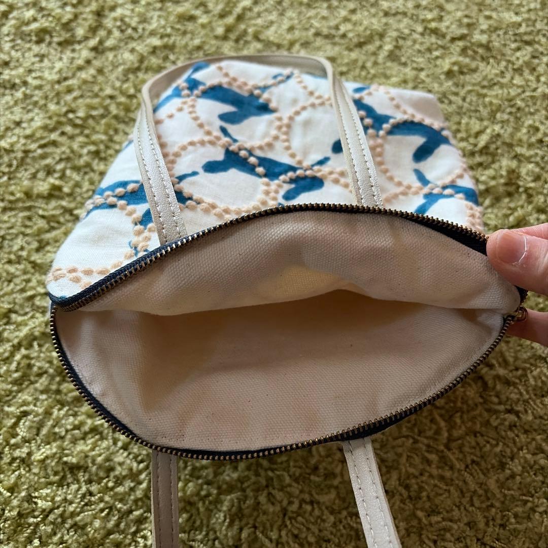 ミナペルホネン生地のウサギ柄 muffin bag