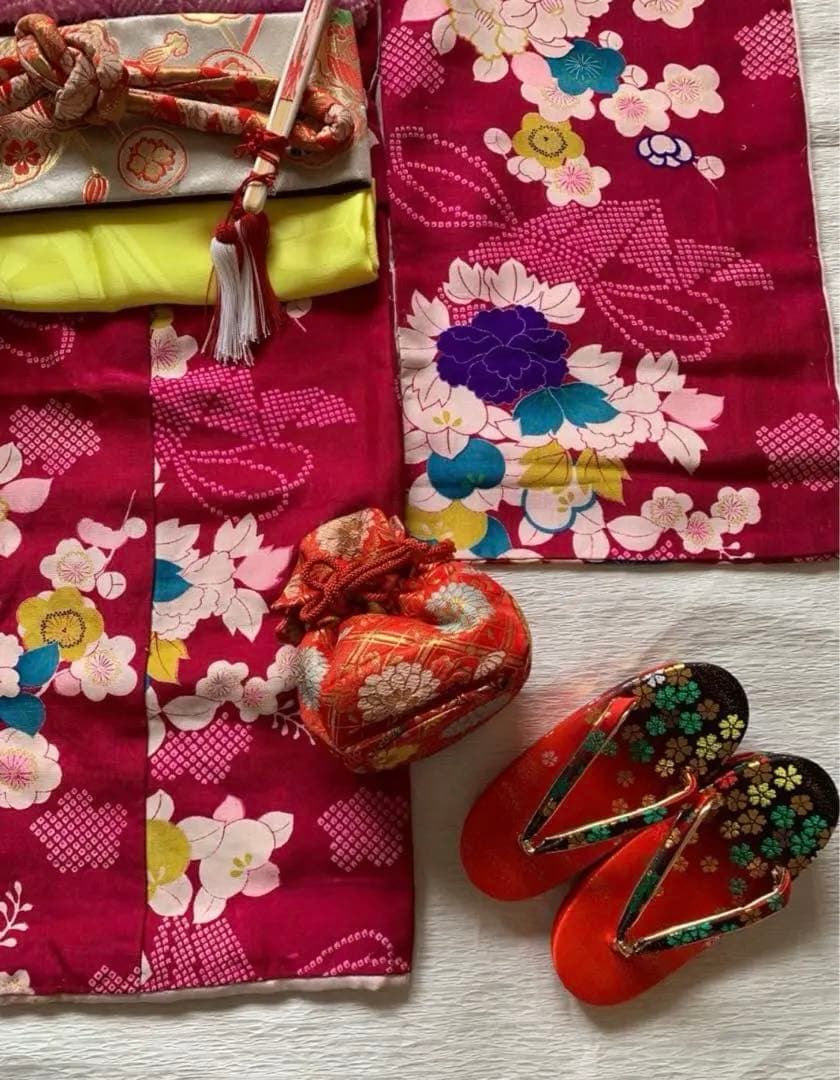 七五三　アンティーク着物