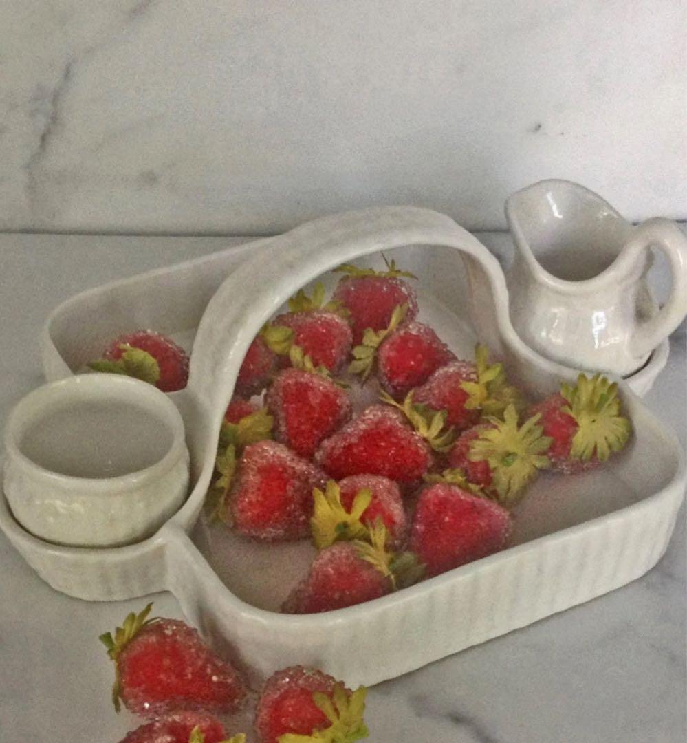 【レア美品】ポルトガル製★ニューワース★ストロベリーバスケット