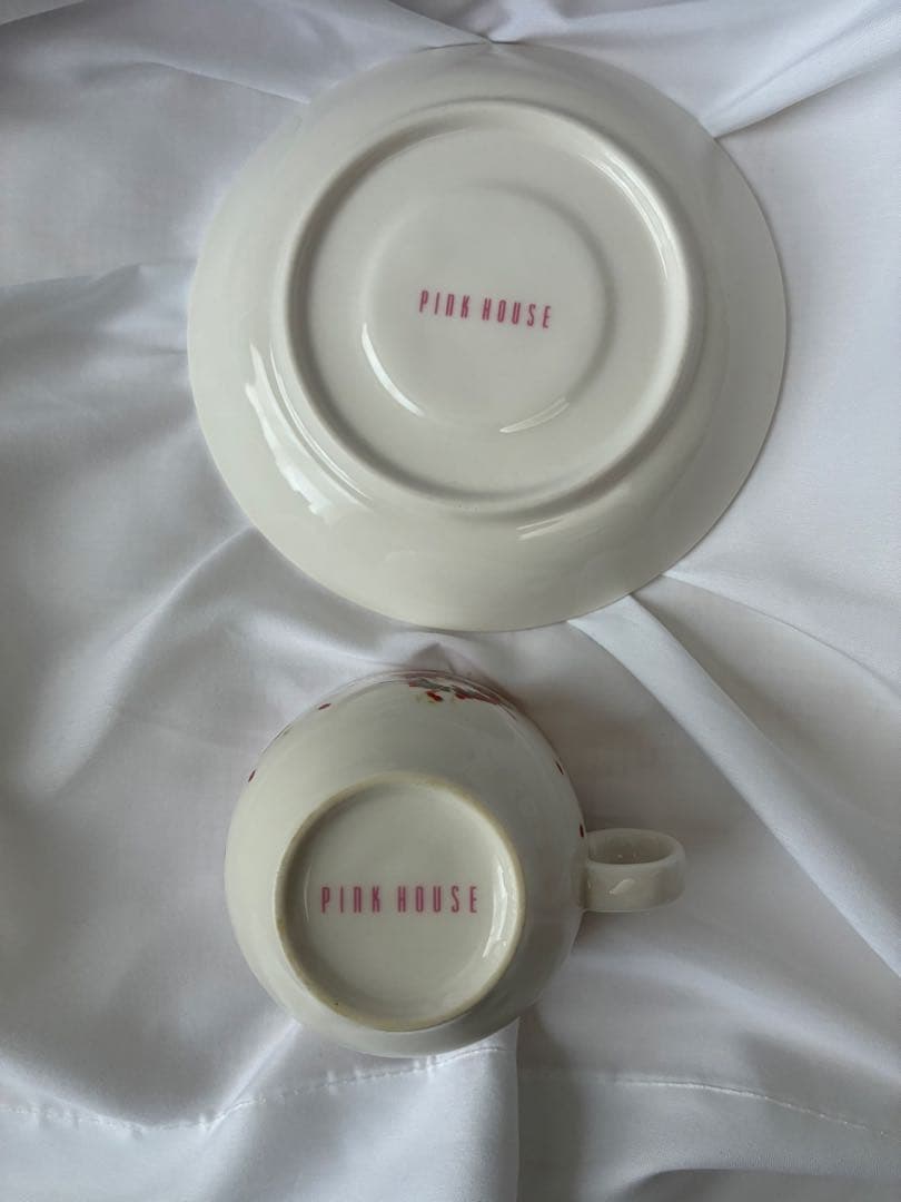 PINK HOUSE ピンクハウス 食器セット テディベア　いちご　皿　カップ