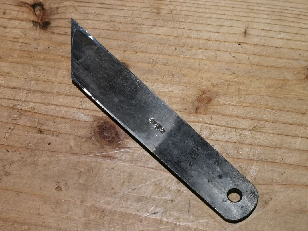 1485 泉源兼光作 青鋼 鰻裂き包丁 185mm