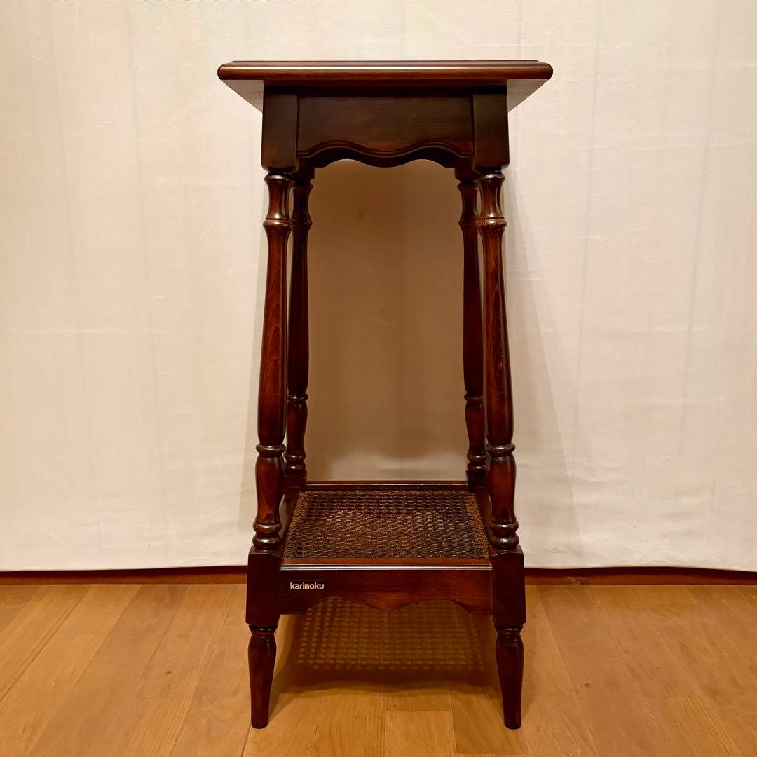 【karimoku】 \"コロニアル\" 花台 AC1030NK \"1999年生産)