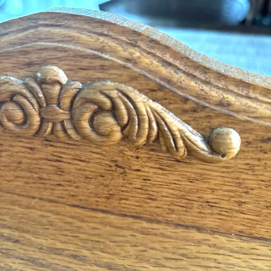 最終価格☆カントリー調 木彫り　木製ディスプレイスタンド 2個セット