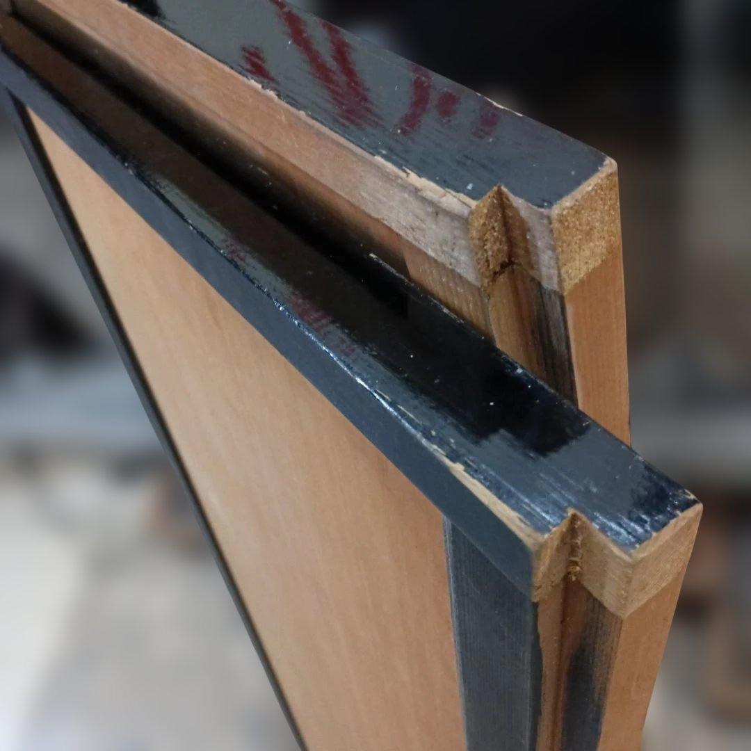 5707）鎌倉彫？？？　戸棚の引き戸　収納？　箪笥？