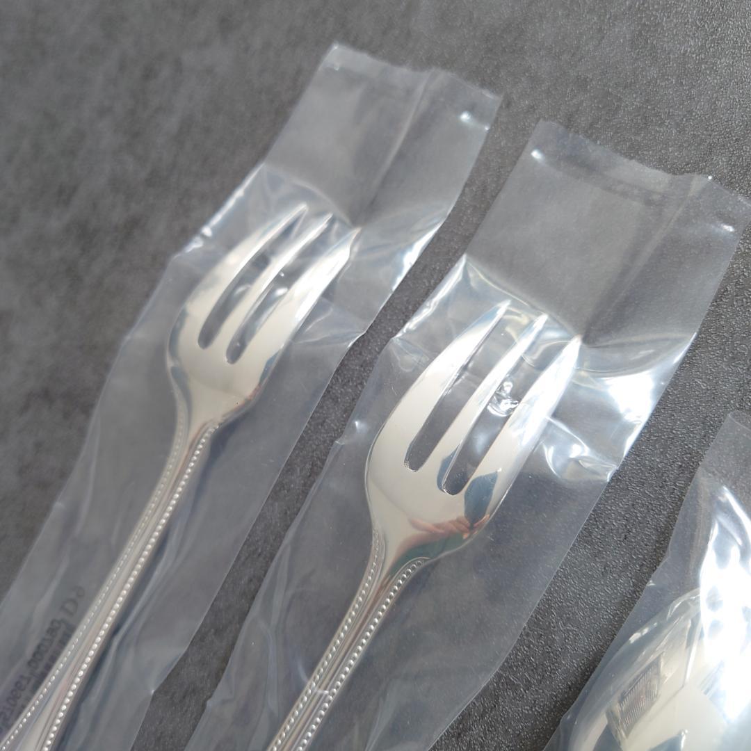 クリストフル パール ケーキフォーク コーヒースプーン 未開封 4点