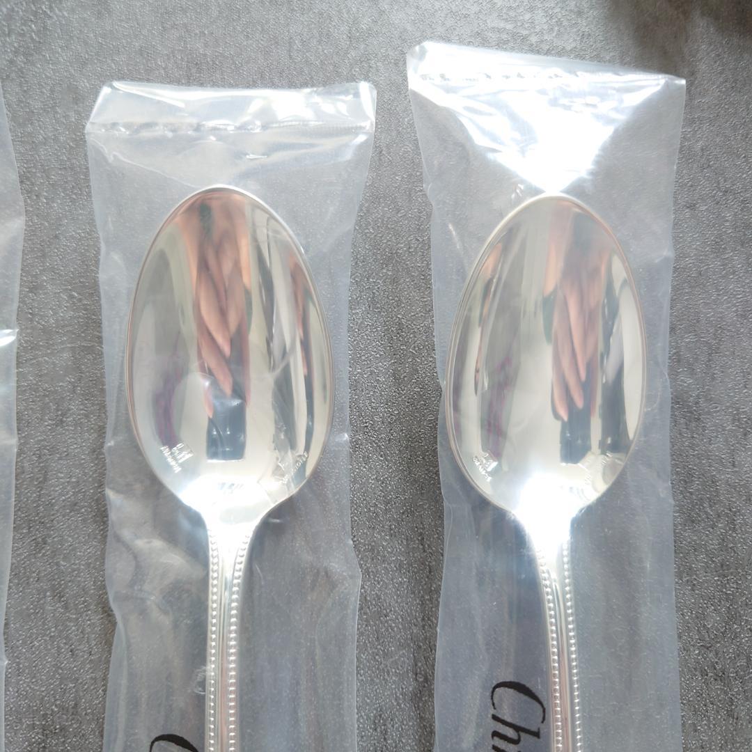 クリストフル パール ケーキフォーク コーヒースプーン 未開封 4点