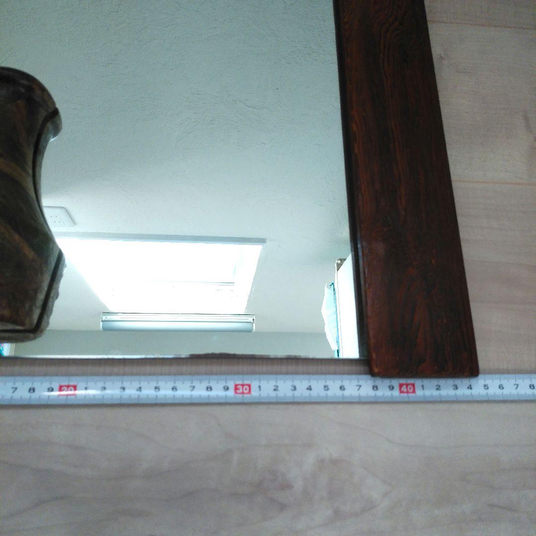 希少 ドライフラワーが挿せる鏡 レトロ アンティーク ミラー 花瓶 和 送料無料