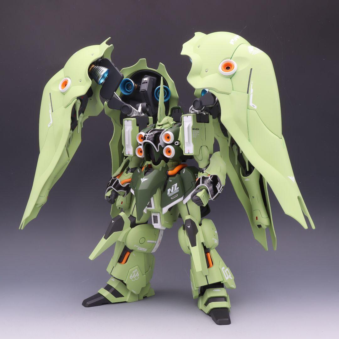 匿名配送】ガンプラ HGUC クシャトリヤ 塗装済 完成品 ベース付き