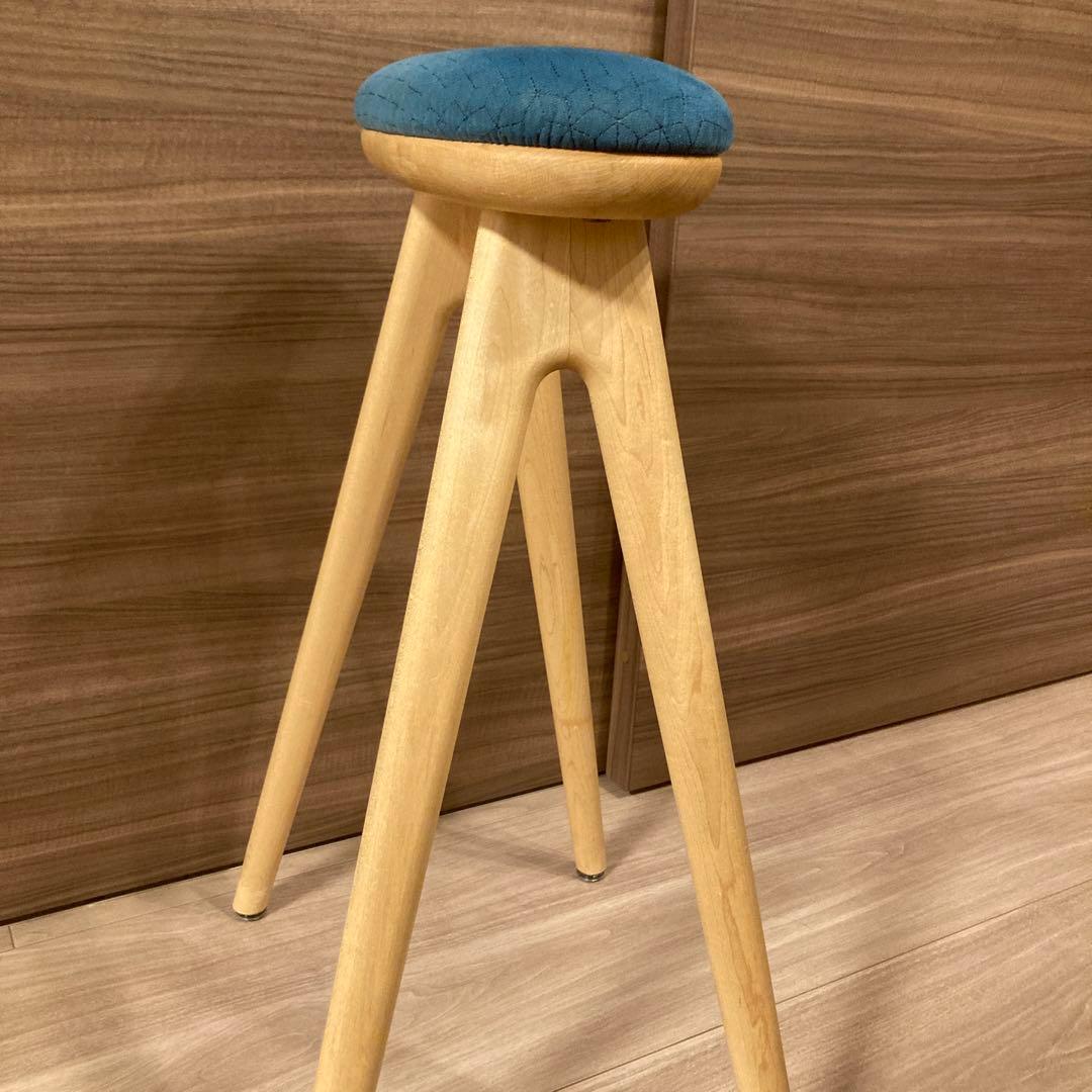 ナガノインテリア　キッチン　スツール　木製