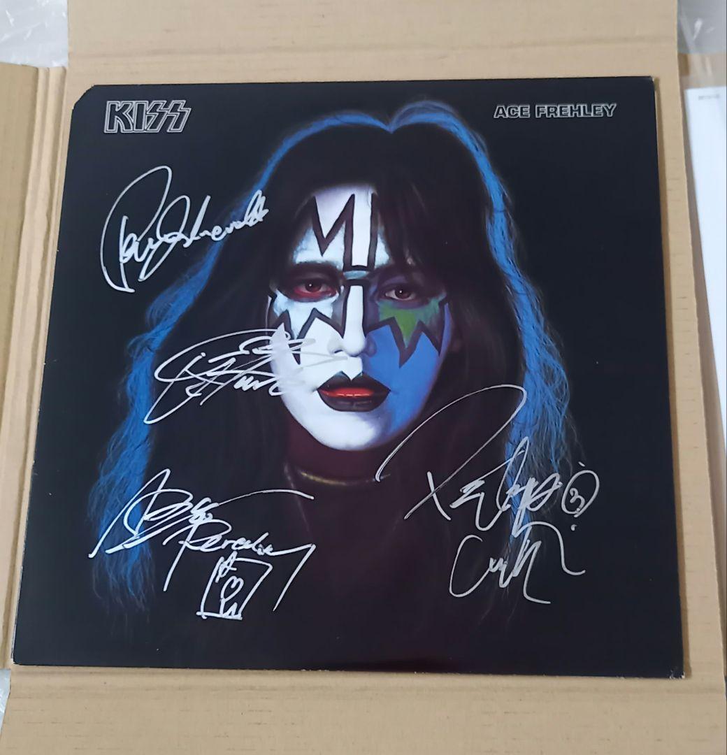 KISS.、直筆サイン入り、アルバム、レコード、オリジナルメンバー4人