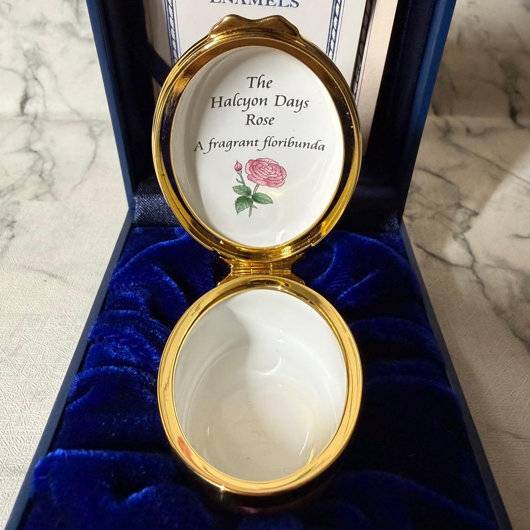 限定・美品】ハルシオンデイズ エナメルボックス 50周年記念 薔薇 箱