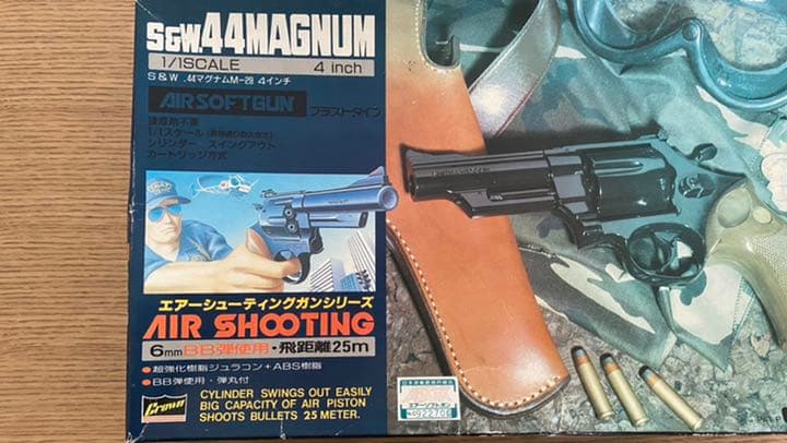 S&W 44マグナム M-29 4インチ　モデルガン　エアーシューティングガン