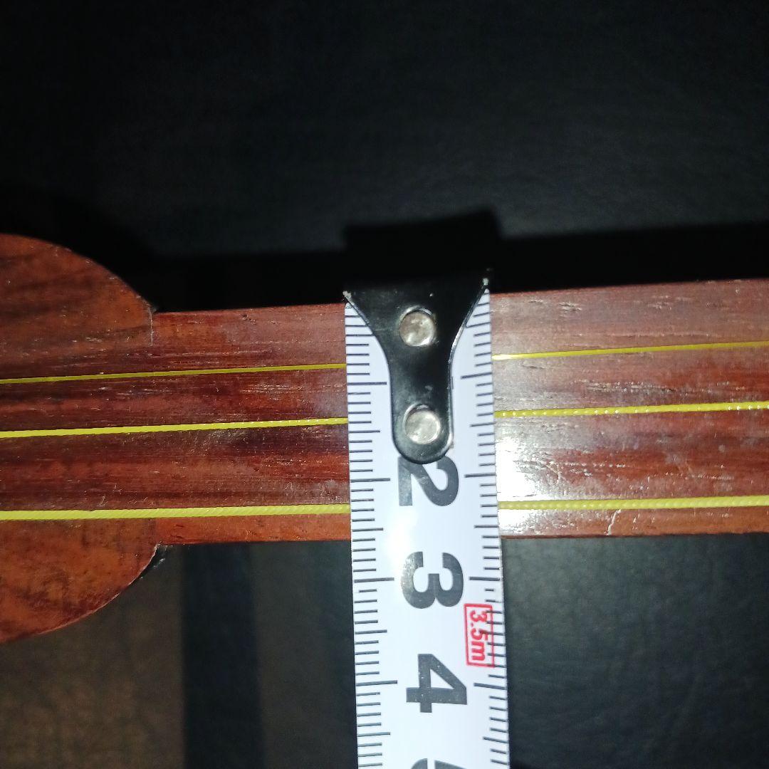 【値下げ】三味線　中棹（太さ　約2.6cm）破れなし ハードケース付き