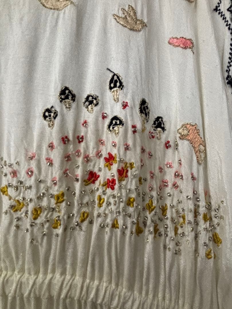 yukiemon リメイク刺繍ワンピース フランシュリッペ - メルカリ