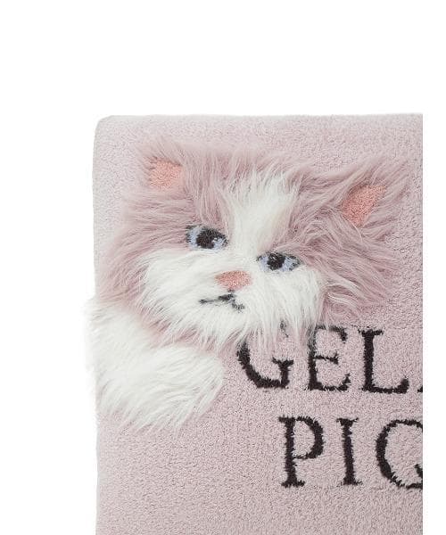 ジェラートピケ CAT3柄 ジャガードマルチカバー+ピローケース