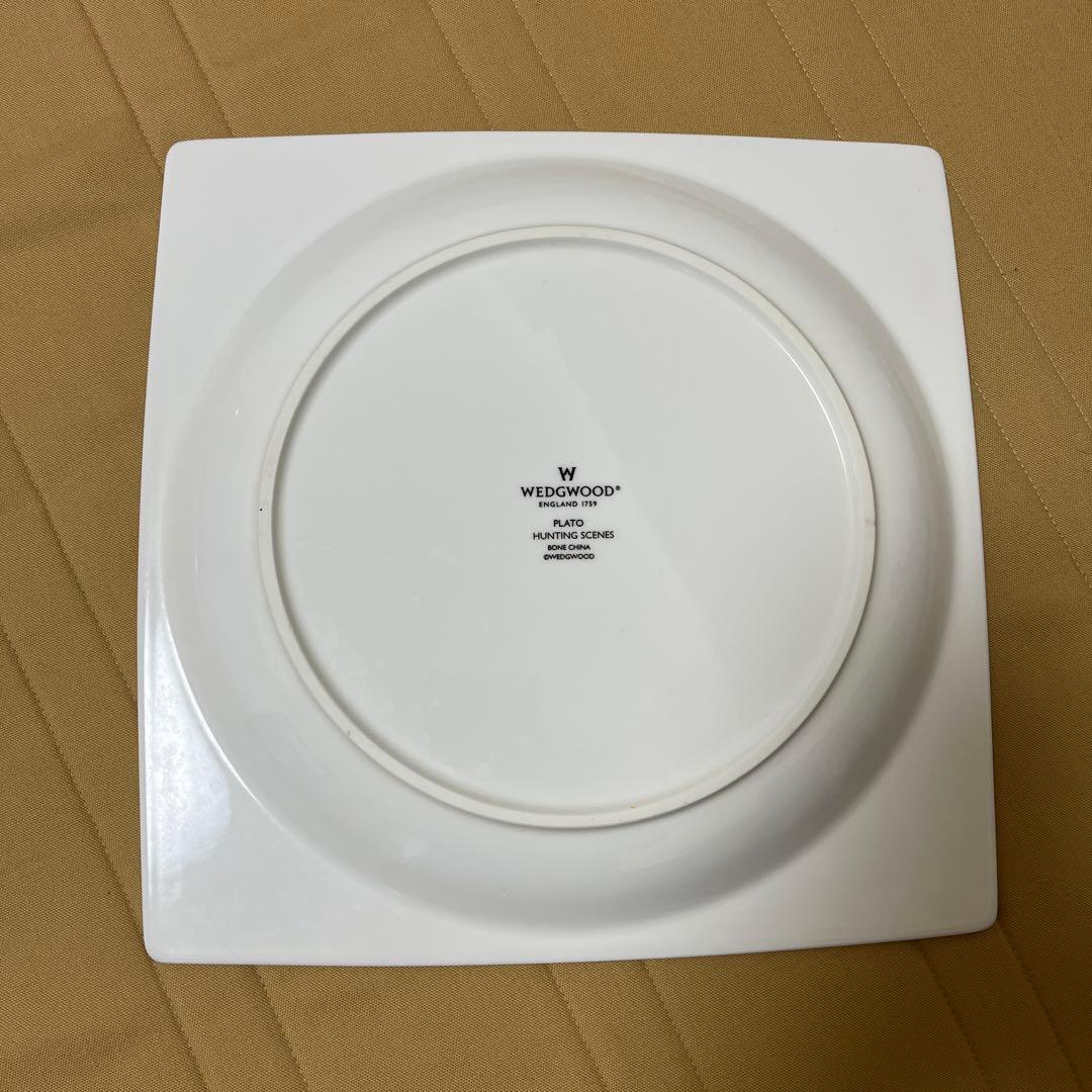 る*う様 美品‼︎WEDGEWOOD ハンティングシーン 大皿2枚組[廃盤希少