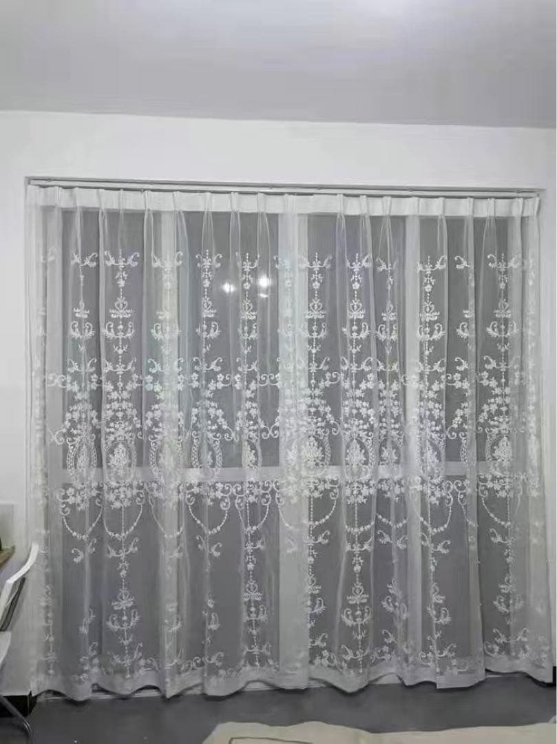 ★オーダー注文★ 106番-刺繍入れ高級カーテン