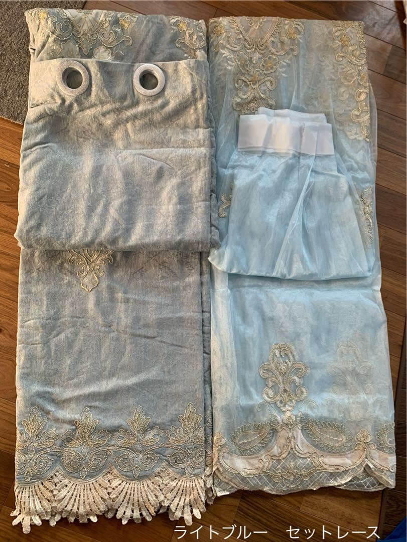 ★オーダー注文★ 106番-刺繍入れ高級カーテン