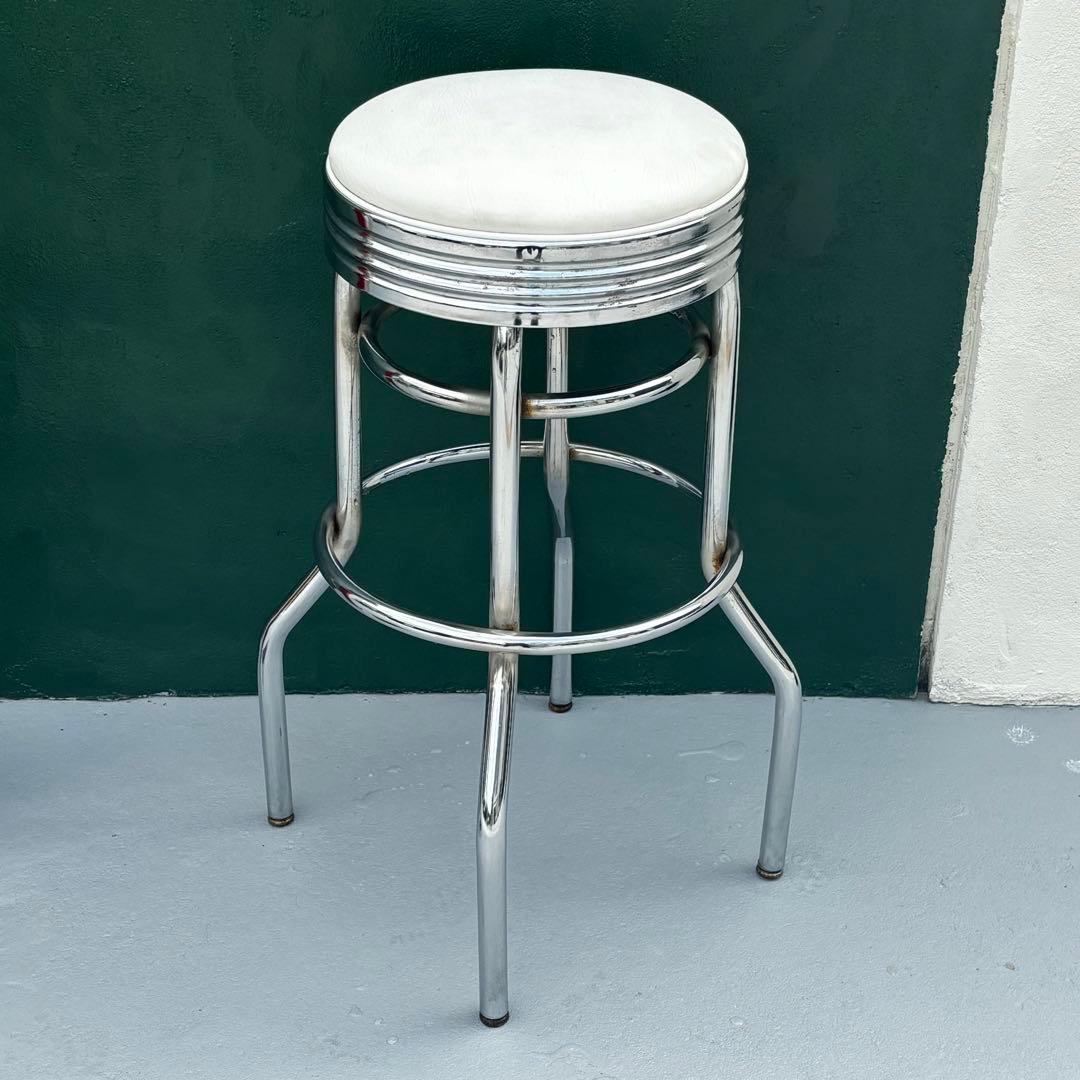 80'sヴィンテージ●アメリカンビンテージ　回転椅子　ガレージ　車庫