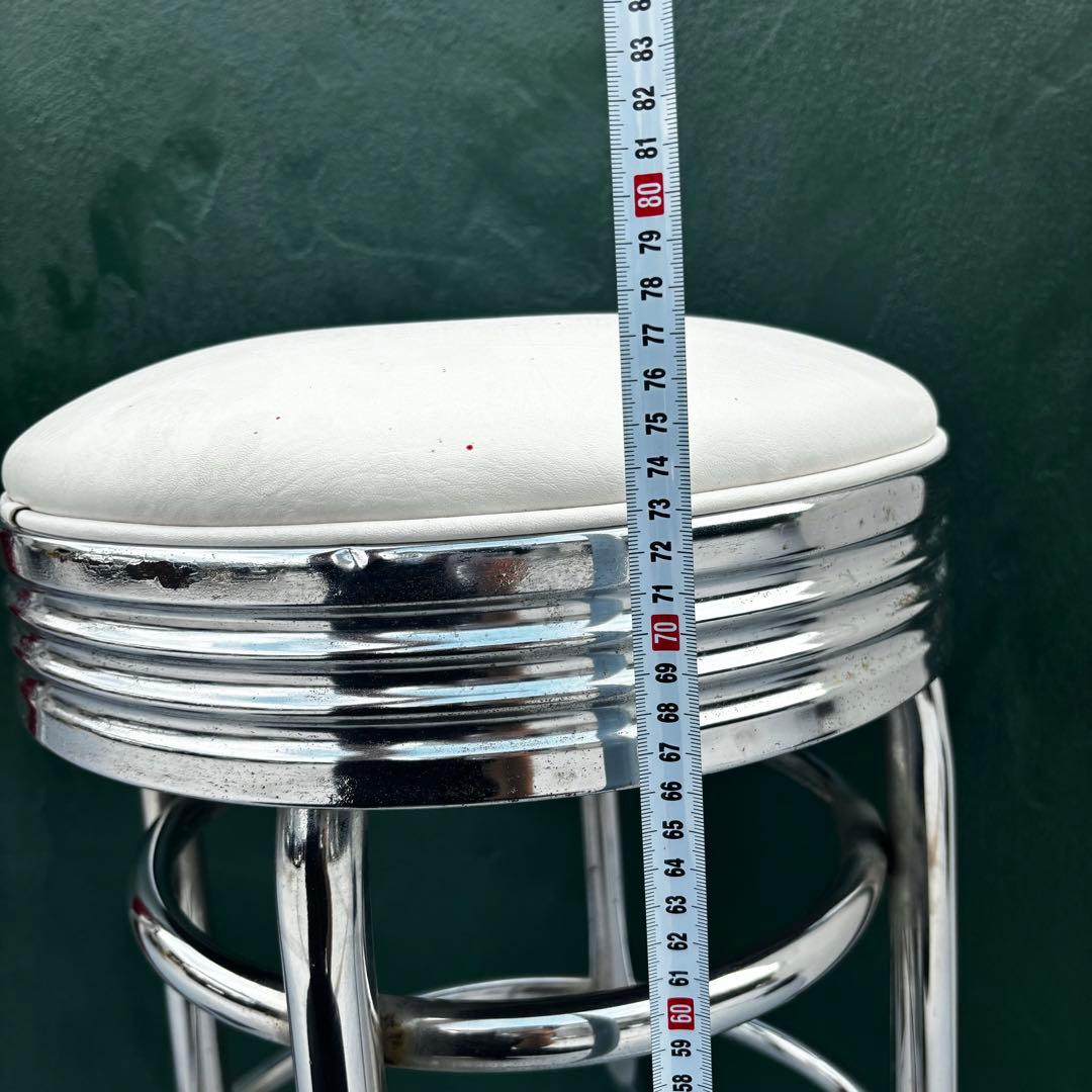 80'sヴィンテージ●アメリカンビンテージ　回転椅子　ガレージ　車庫