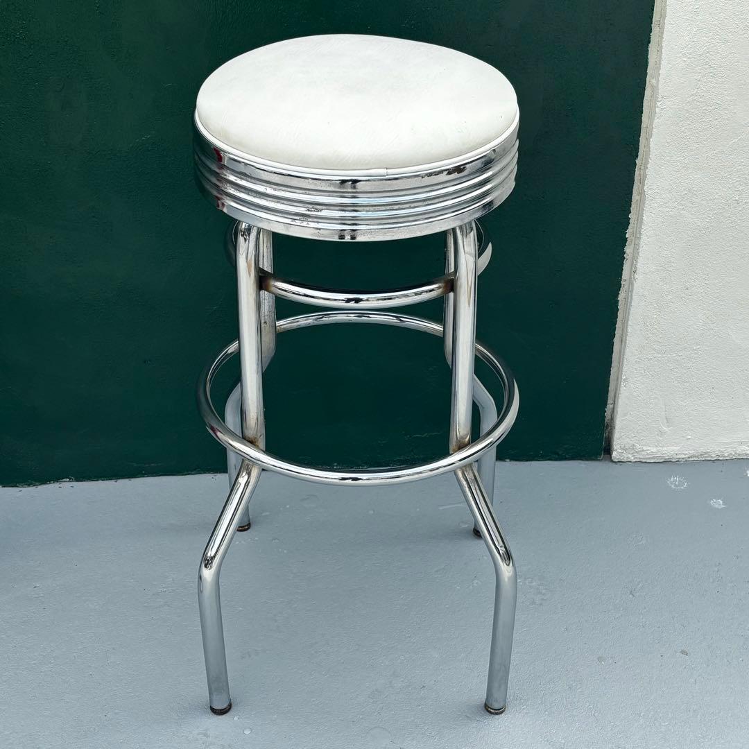 80'sヴィンテージ●アメリカンビンテージ　回転椅子　ガレージ　車庫