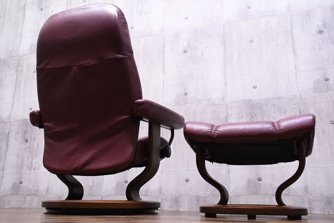 BDK151 エコーネス ストレスレスチェア コンサル S オットマンセット