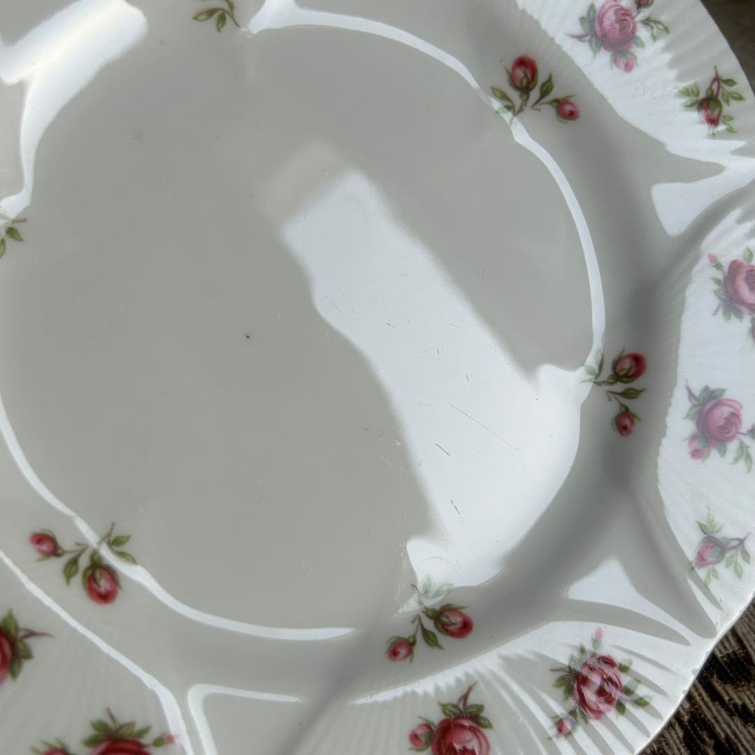 英国製 ...Rosalie 可憐な花びら ケーキ皿5枚