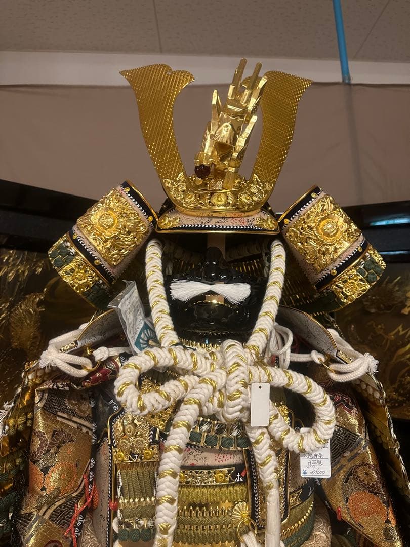 【定価655,000円】五月人形 鎧飾り 本格甲冑 龍虎屏風 収納飾 新品未使用