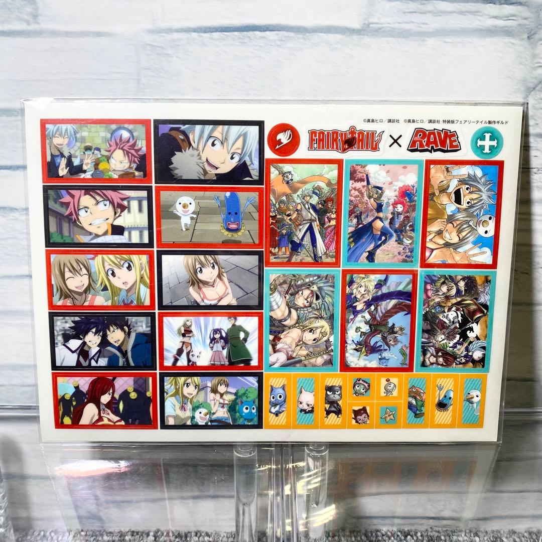 FAIRY TAIL フェアリーテイル クリアファイル ステッカー セット