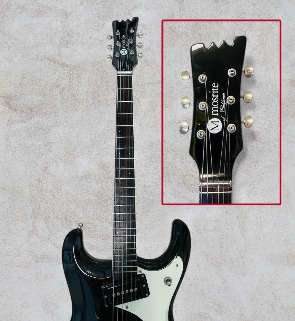 （美品）Mosrite Excellent 65 黒雲製作所 ブラック色