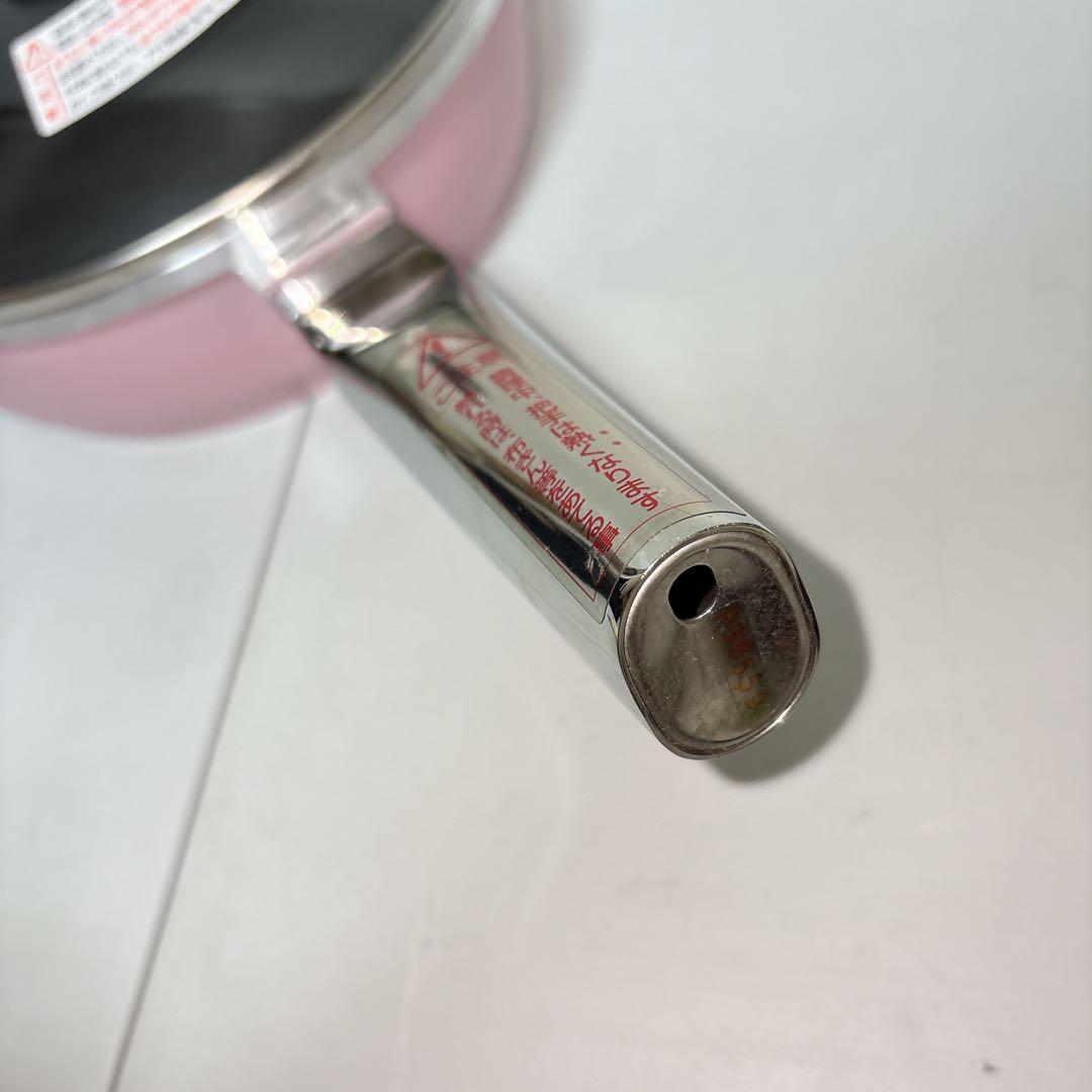 【未使用】アサヒ軽金属 オールパン ピンク 22cm