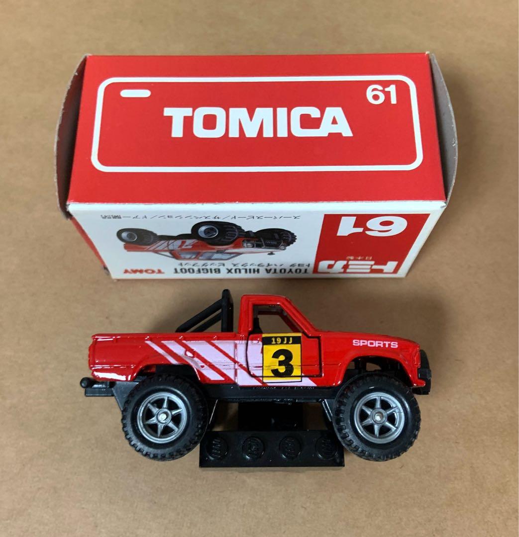 赤箱 トミカ61 JJクラブ特注 トヨタ ハイラックス ビッグフット 日本製