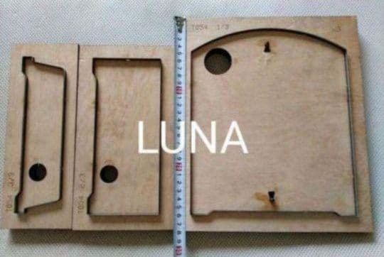 ハンドメイド 抜き型 打ち抜き 型 型紙 パンチ 長財布 レザークラフト