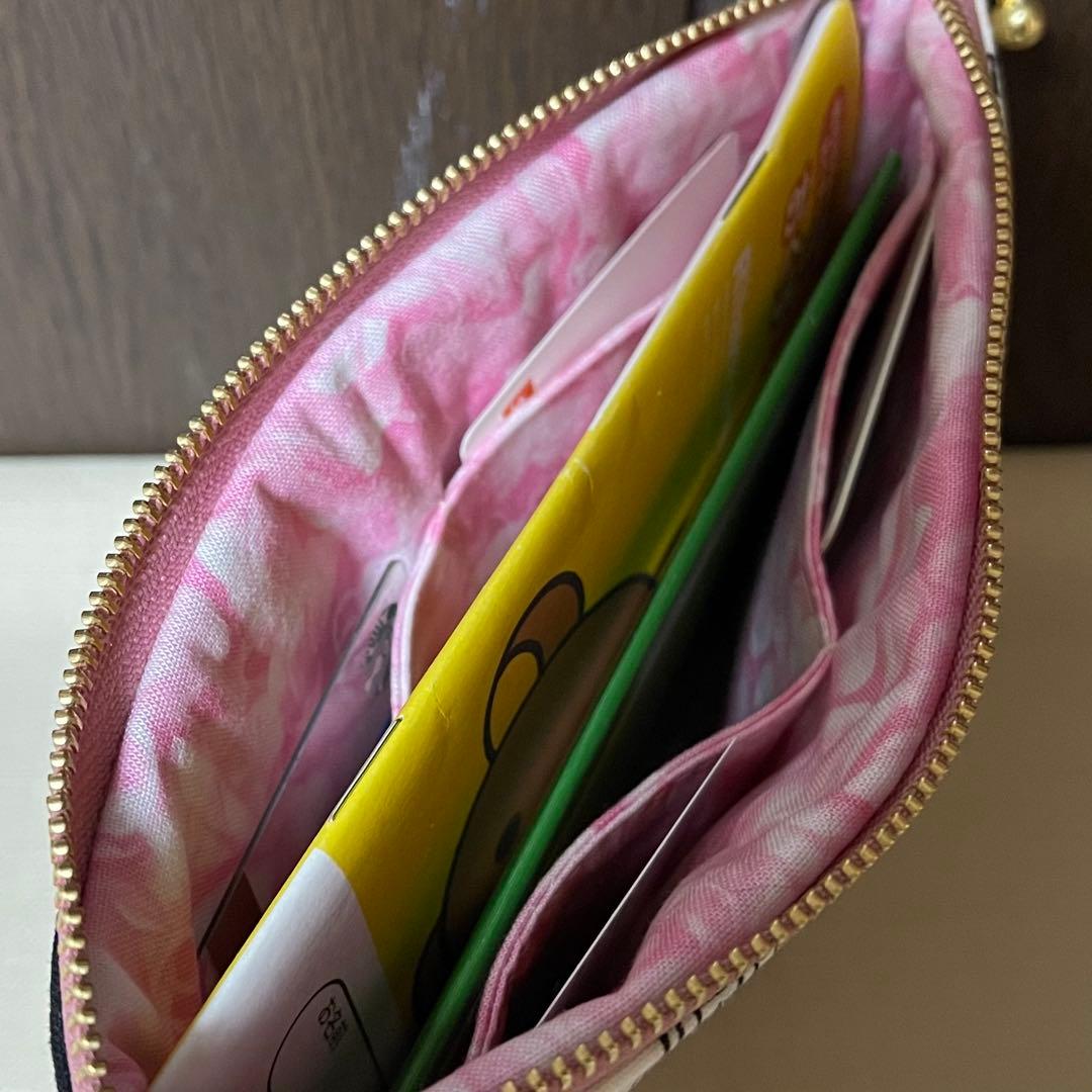 ♡エンドで18㎝ファスナーフラットポーチ♡ハンドメイド　アレキサンダーヘンリー