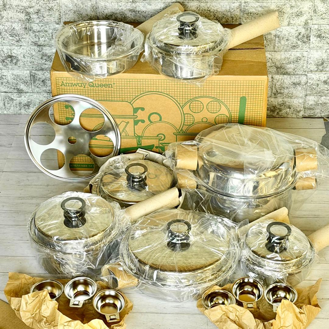 新品❗️Amway Queen 鍋・フライパン20点セット