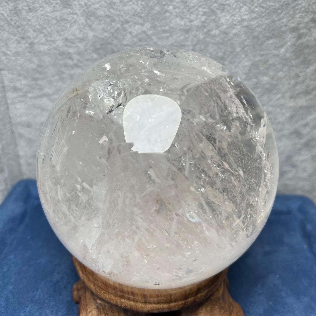 ご予約水晶スフィア　直径92mm 虹ギラギラ　30%off❣️