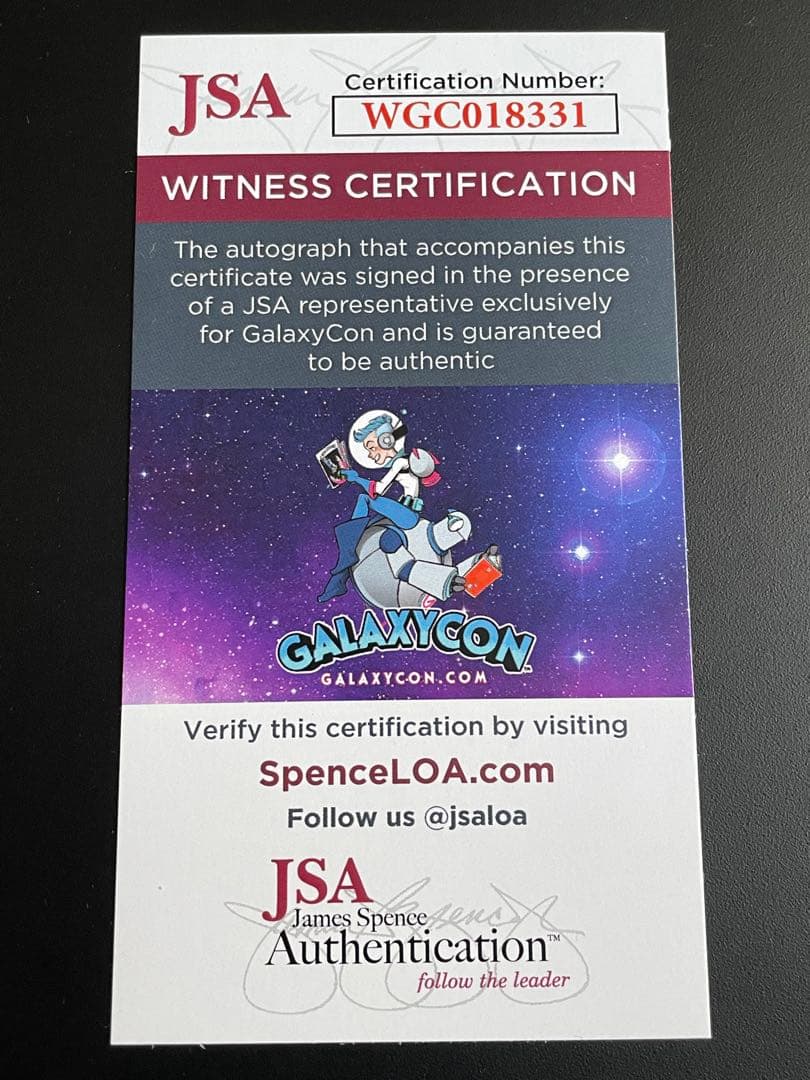 RWBY 直筆サイン入りポスター　JSA認定書付き　①