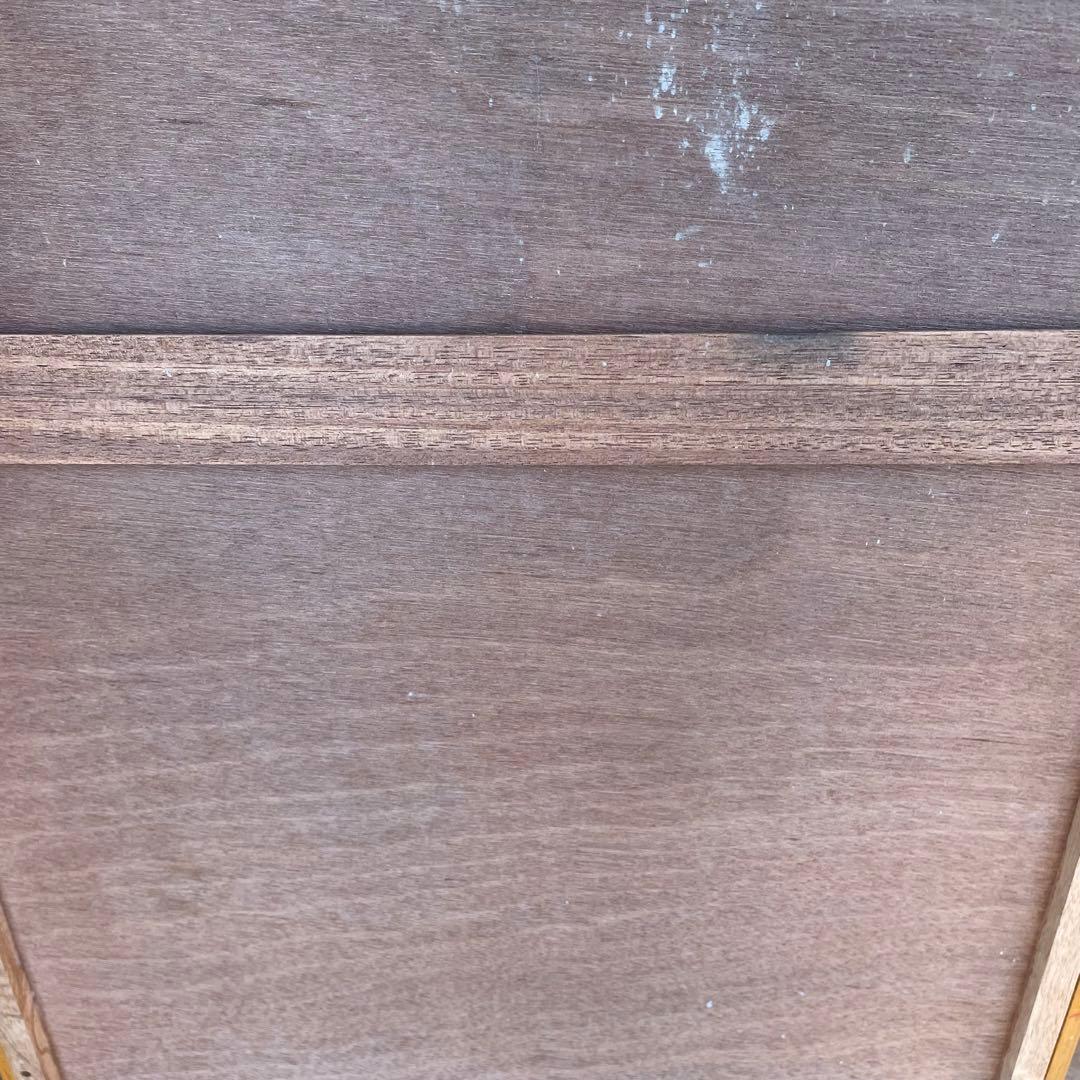 デンマーク製　1960's　ヴィンテージ　北欧　モダン　チーク　無垢 ミラー　A