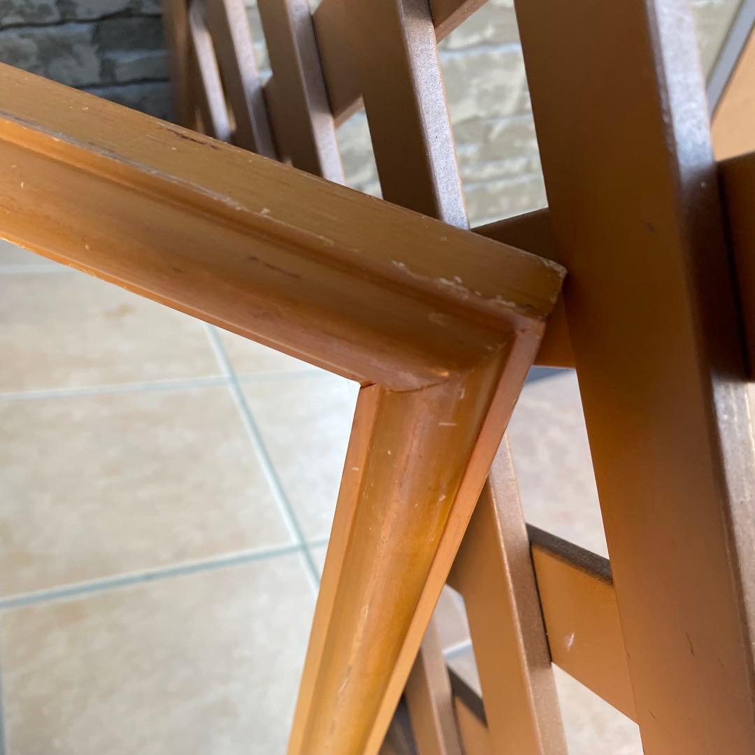 デンマーク製　1960's　ヴィンテージ　北欧　モダン　チーク　無垢 ミラー　A