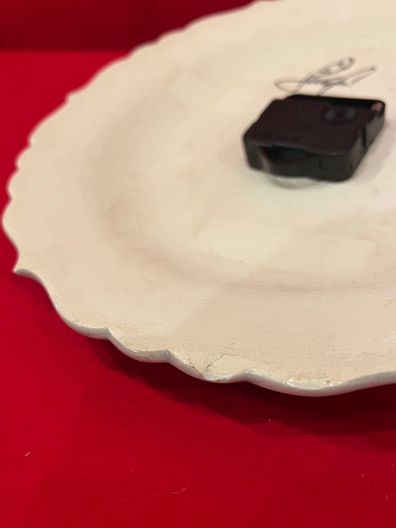 トルコ雑貨【アヴァノス陶器　壁掛け時計　カラフル】