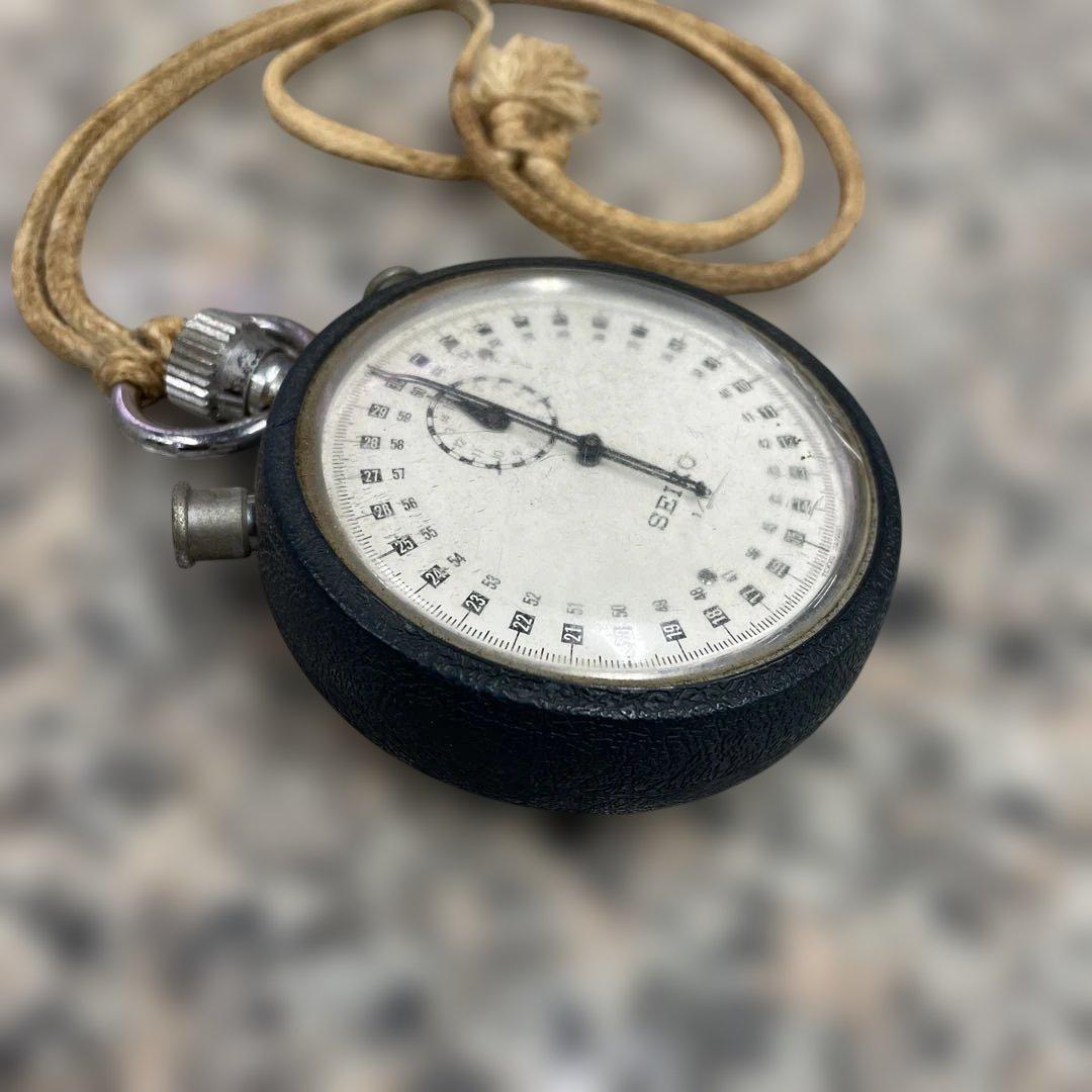 E*1様 SEIKO セイコー ストップウォッチ 1/10 レトロ ヴィンテージ